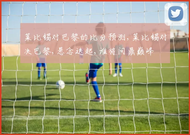 莱比锡对巴黎的比分预测,莱比锡对决巴黎,悬念迭起,谁将问鼎巅峰